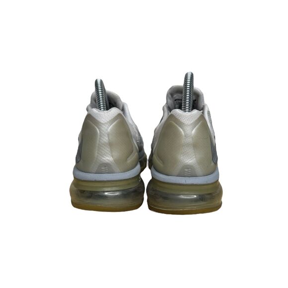 Nike Air Max 2015 Flyknit Racer Running Sneakers White Silver 705457 6.5Y, W8 - Picture 4 of 7